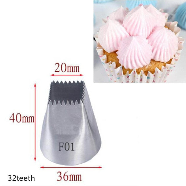 1/3/5/7pc/set of chrysanthemum Nozzle Icing Piping Pastry Nozzles kitchen gadget baking accessories Making cake decoration tools - Cookinero