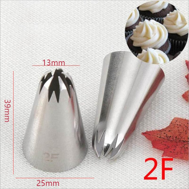 1/3/5/7pc/set of chrysanthemum Nozzle Icing Piping Pastry Nozzles kitchen gadget baking accessories Making cake decoration tools - Cookinero