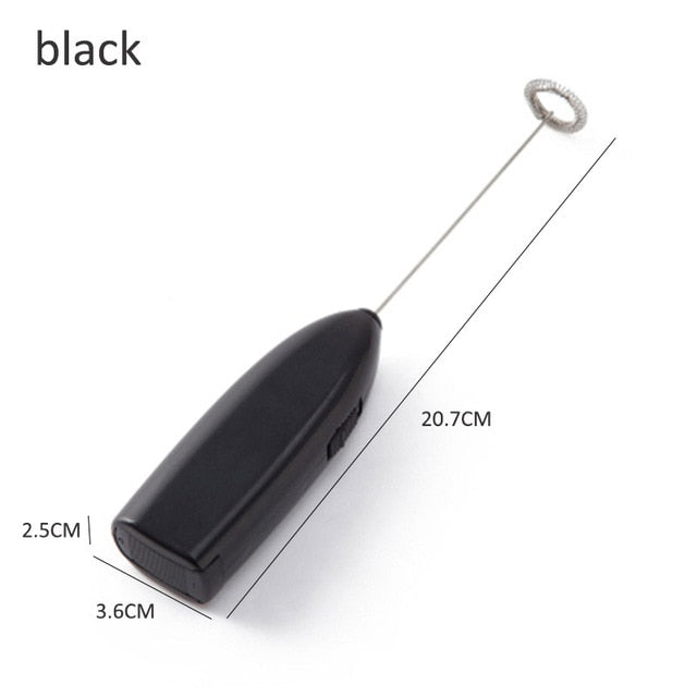 1pc Milk Drink Coffee Whisk Mixer Electric Egg Beater Frother Foamer Mini Handle Stirrer Practical Kitchen Cooking Tool - Cookinero