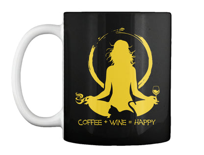 Coffe And Wine Are Happy Perfect Days Gift Coffee Mug - Cookinero