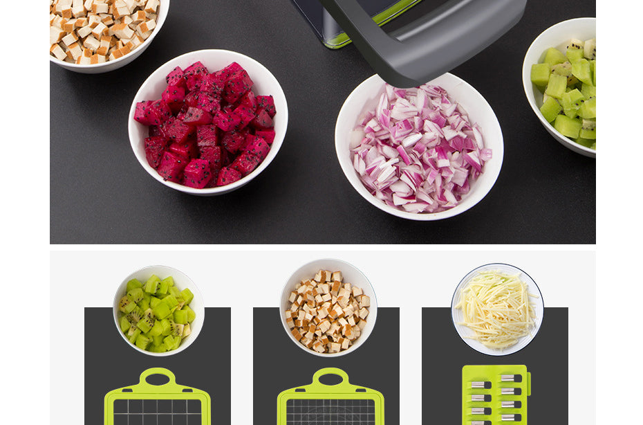 Mandoline Vegetable Fruits Tool Grater Cutter Shredder Garlic Meat Chopper Carrot Potato Slicer Salad Maker Kitchen Gadgets - Cookinero