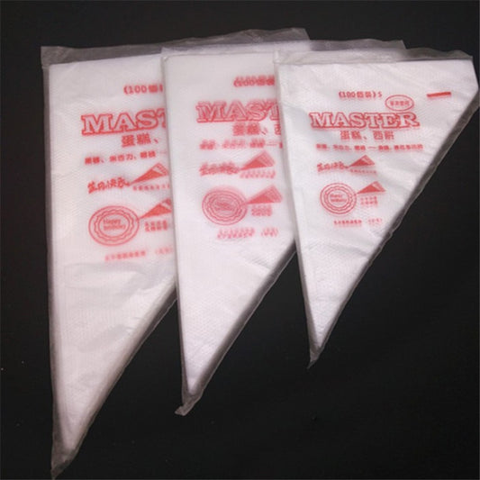 TTLIFE 10Pcs/bag Disposable Piping bag Icing Nozzle Fondant Cake Decorating Pastry Tips Tools Small Large Size cake tools - Cookinero