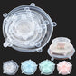 6Pcs Kitchen Universal Accessories Silicone Reusable Food Wrap Bowl Pot Cover Silicone Stretch Lids Cooking Cookware Tools - Cookinero