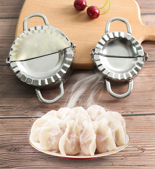 Dumpling Tools Jiaozi Maker Mould Eco-Friendly Pastry Stainless Steel Kitchen Tools Dough Cutter for Kitchen Making Tools - Cookinero
