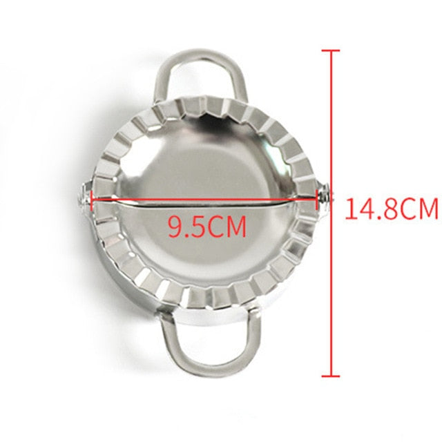 Dumpling Tools Jiaozi Maker Mould Eco-Friendly Pastry Stainless Steel Kitchen Tools Dough Cutter for Kitchen Making Tools - Cookinero