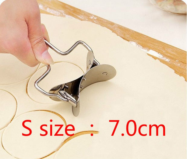 Dumpling Tools Jiaozi Maker Mould Eco-Friendly Pastry Stainless Steel Kitchen Tools Dough Cutter for Kitchen Making Tools - Cookinero