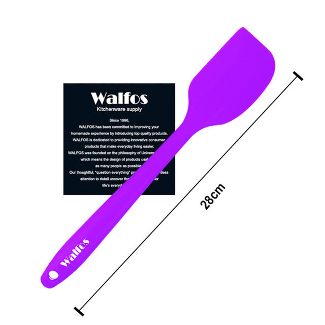 WALFOS  food grade Non Stick butter cooking silicone spatula set cookie pastry scraper cake baking spatula silicone spatula - Cookinero