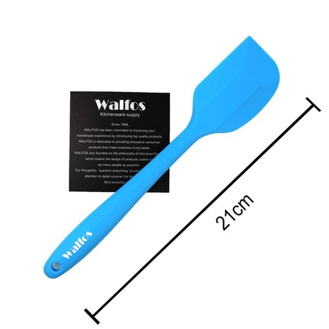 WALFOS  food grade Non Stick butter cooking silicone spatula set cookie pastry scraper cake baking spatula silicone spatula - Cookinero