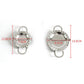 New DIY Dumplings Maker Tool 304 Stainless Steel Jiaozi Pierogi Mold Dumpling Mold Clips Baking Molds Pastry Kitchen Accessories - Cookinero