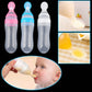 90ML Lovely Safety Infant Baby Silicone Feeding With Spoon Feeder Food Rice Cereal Bottle For Best Gift - Cookinero