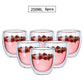 80/250/350/450ml Heat-resistant Double Wall Glass Cup Beer Coffee Cups Handmade Healthy Drink Mug Tea Mugs Transparent Drinkware - Cookinero