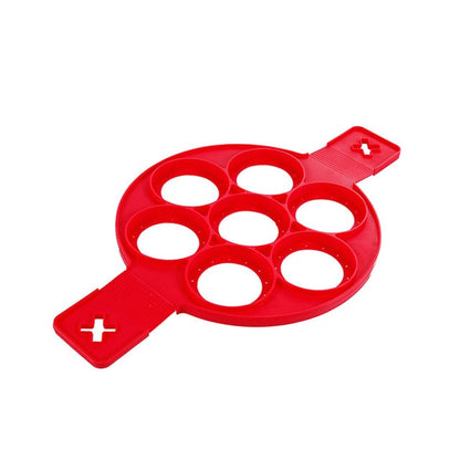 1Pcs Silicone Non Stick Fantastic Egg Pancake Maker Ring Kitchen Baking Omelet Moulds Flip cooker Egg Ring Mold - Cookinero