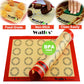 WALFOS Non-Stick Silicone Baking Mat Pad Sheet Baking pastry tools Rolling Dough Mat Large Size for Cake Cookie Macaron - Cookinero
