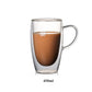 80/250/350/450ml Heat-resistant Double Wall Glass Cup Beer Coffee Cups Handmade Healthy Drink Mug Tea Mugs Transparent Drinkware - Cookinero