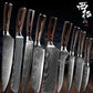 XITUO Chef Bread Eviscerate Sliced Fruit Chinese Japanese Kitchen Knife Sharp Utility santoku Complete Damascus Pattern Cooking - Cookinero