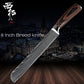 XITUO Chef Bread Eviscerate Sliced Fruit Chinese Japanese Kitchen Knife Sharp Utility santoku Complete Damascus Pattern Cooking - Cookinero