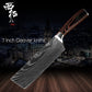 XITUO Chef Bread Eviscerate Sliced Fruit Chinese Japanese Kitchen Knife Sharp Utility santoku Complete Damascus Pattern Cooking - Cookinero