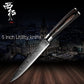 XITUO Chef Bread Eviscerate Sliced Fruit Chinese Japanese Kitchen Knife Sharp Utility santoku Complete Damascus Pattern Cooking - Cookinero