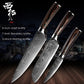 XITUO Chef Bread Eviscerate Sliced Fruit Chinese Japanese Kitchen Knife Sharp Utility santoku Complete Damascus Pattern Cooking - Cookinero