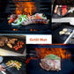 Meijuner 2pcs Non-stick BBQ Grill Mat Baking Mat Teflon Cooking Grilling Sheet Heat Resistance Easily Cleaned Kitchen Tools - Cookinero