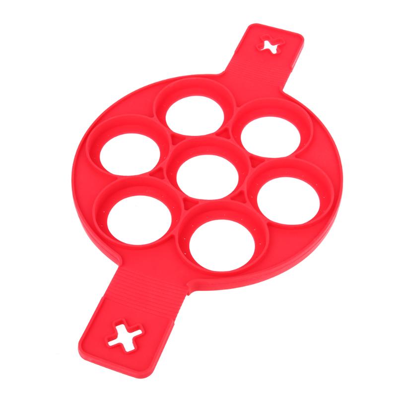Pancake Egg Ring Maker Nonstick Cooking Tool Round Heart Pancake Maker Egg Cooker Pan Flip Eggs Mold Kitchen Baking Accessories - Cookinero