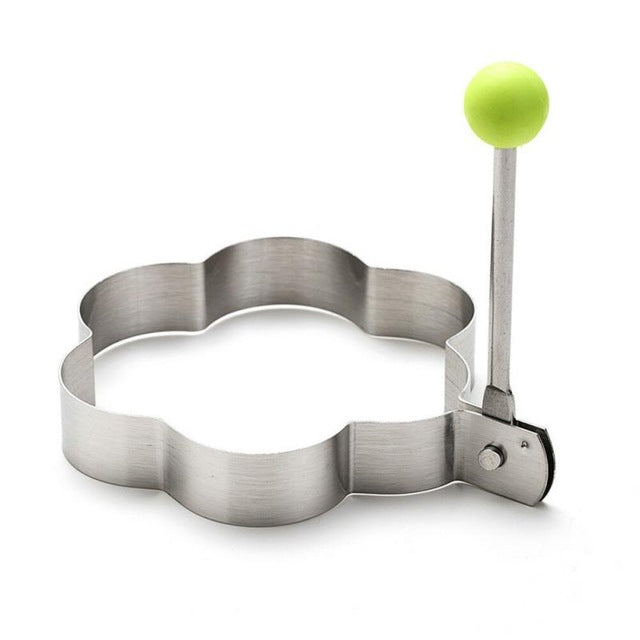 5 Style Stainless Steel Fried Egg Shaper Mould Omelette Decoration Frying Egg Pancake Cooking Tools Kitchen Accessories Tools - Cookinero