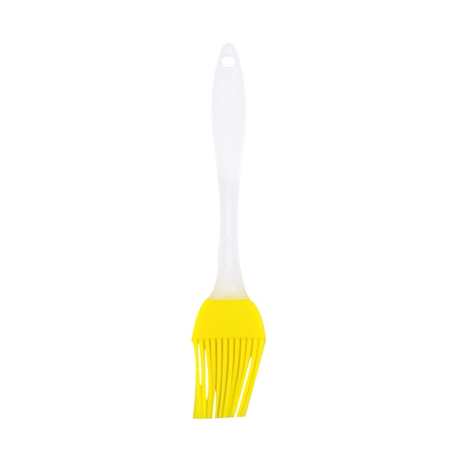 1pcs Six Color Silica Gel Brush High Temperature Baking Barbecue Brush Baking Tool Silica Gel Oil Brush PP Handle - Cookinero