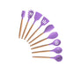 9/10/12PCS Silicone Cooking Utensils Set Non-stick Spatula Shovel Wooden Handle Cooking Tools Set With Storage Box Kitchen Tools - Cookinero