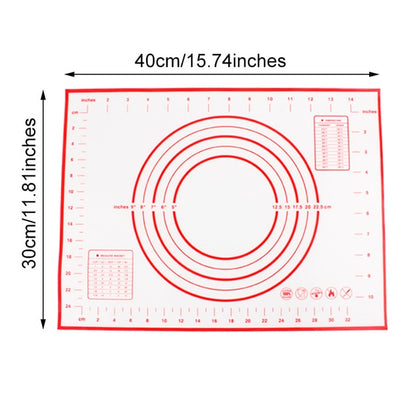 Silicone Baking Mats Sheet Pizza Dough Non-Stick Maker Holder Pastry Kitchen Gadgets Cooking Tools Utensils Bakeware Accessories - Cookinero