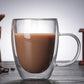 Heat-resistant Double Wall Glass Cup Beer Coffee Cup Handmade Creative Beer Mug Tea Cup Whiskey Glass Cups Drinkware - Cookinero