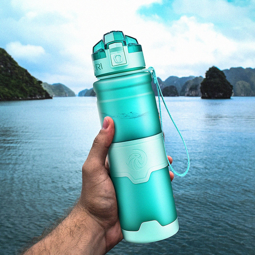 ZORRI Bottle For Water Protein Shaker Portable Motion Sports Water Bottle Bpa Free Plastic For Sports Camping Hiking Gourde - Cookinero