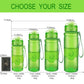 ZORRI Bottle For Water Protein Shaker Portable Motion Sports Water Bottle Bpa Free Plastic For Sports Camping Hiking Gourde - Cookinero