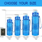 ZORRI Bottle For Water Protein Shaker Portable Motion Sports Water Bottle Bpa Free Plastic For Sports Camping Hiking Gourde - Cookinero