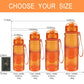 ZORRI Bottle For Water Protein Shaker Portable Motion Sports Water Bottle Bpa Free Plastic For Sports Camping Hiking Gourde - Cookinero