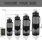 ZORRI Bottle For Water Protein Shaker Portable Motion Sports Water Bottle Bpa Free Plastic For Sports Camping Hiking Gourde - Cookinero