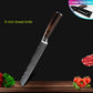 Kitchen knives Set Professional Chef Knives Japanese 7CR17 440C High Carbon Stainless Steel Imitation Damascus Pattern Knife Set - Cookinero