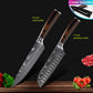 Kitchen knives Set Professional Chef Knives Japanese 7CR17 440C High Carbon Stainless Steel Imitation Damascus Pattern Knife Set - Cookinero