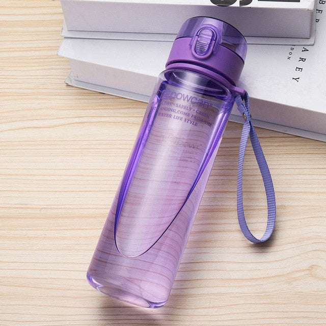 Water Bottle 560ML 400ML Plastic Drinkware Tour Outdoor Sport School Leak Proof Seal Gourde Climbing Water Bottles - Cookinero
