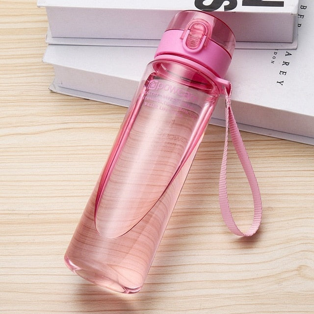 Water Bottle 560ML 400ML Plastic Drinkware Tour Outdoor Sport School Leak Proof Seal Gourde Climbing Water Bottles - Cookinero