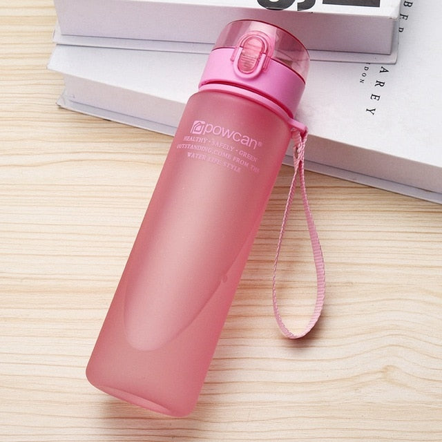Water Bottle 560ML 400ML Plastic Drinkware Tour Outdoor Sport School Leak Proof Seal Gourde Climbing Water Bottles - Cookinero