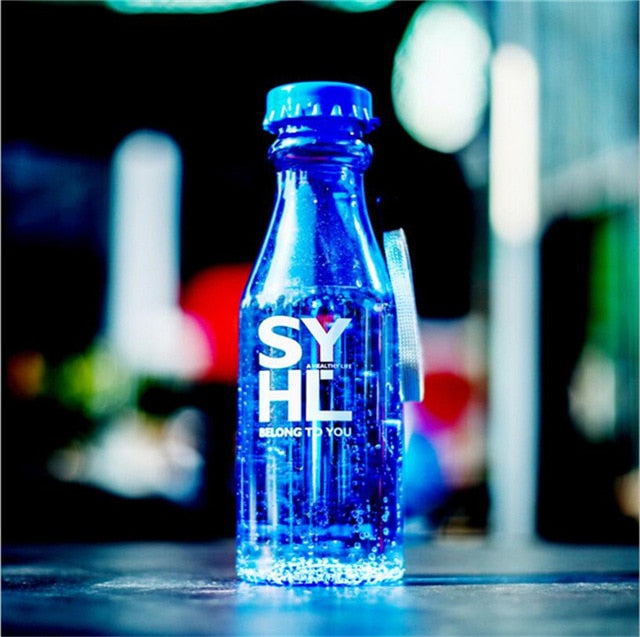 New 550ml Sport Travel Water Bottle Leak-proof Unbreakable Plastic Bottles Portable For Bicycle Outdoor Running Camping - Cookinero