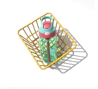 New 500ML 4 Colors Baby Water Bottles Infant Newborn Cup Children Learn Feeding Straw Juice Drinking Bottle BPA Free for Kids - Cookinero