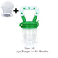 Baby Food Feeder Pacifier Fresh Fruit Feeder Infant Teething Toy Nibbler Teether Pacifier Safe Silicone Pacifier for Baby S M L - Cookinero