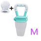 Baby Food Feeder Pacifier Fresh Fruit Feeder Infant Teething Toy Nibbler Teether Pacifier Safe Silicone Pacifier for Baby S M L - Cookinero