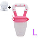 Baby Food Feeder Pacifier Fresh Fruit Feeder Infant Teething Toy Nibbler Teether Pacifier Safe Silicone Pacifier for Baby S M L - Cookinero
