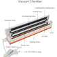 Vacuum Sealer Packaging Machine 220V/110V Household Food Vacuum Sealer Film Sealer Vacuum Packer Including 15Pcs Bags - Cookinero