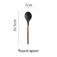 Silicone Kitchen Tools Set Cooking Tools Utensils Set Spatula Shovel Soup Spoon with Wooden Handle Special Heat-resistant Design - Cookinero