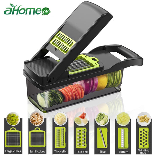 Mandoline Vegetable Fruits Tool Grater Cutter Shredder Garlic Meat Chopper Carrot Potato Slicer Salad Maker Kitchen Gadgets - Cookinero