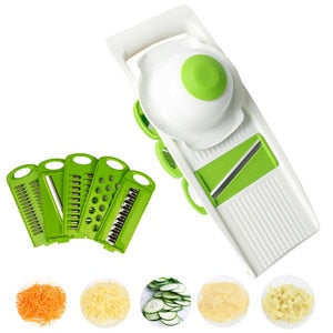 Mandoline Vegetable Fruits Tool Grater Cutter Shredder Garlic Meat Chopper Carrot Potato Slicer Salad Maker Kitchen Gadgets - Cookinero