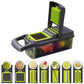 Mandoline Vegetable Fruits Tool Grater Cutter Shredder Garlic Meat Chopper Carrot Potato Slicer Salad Maker Kitchen Gadgets - Cookinero